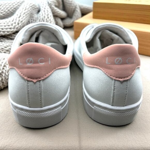 LØCI Origin Sneakers - White/Pink/Sand - Size US 10 / EU 42 - Picture 6 of 10